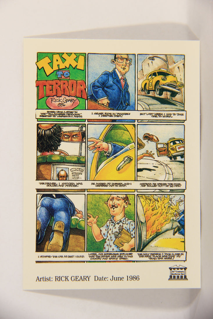 National Lampoon 1993 Trading Card #88 Taxi To Terror - June 1986 ENG L018245