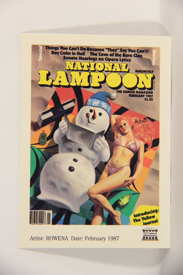 National Lampoon 1993 Trading Card #91 Things You Can't Do - Feb 1987 ENG L018248