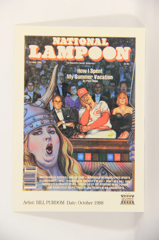 National Lampoon 1993 Trading Card #94 Summer Vacation - Oct 1988 ENG L018251