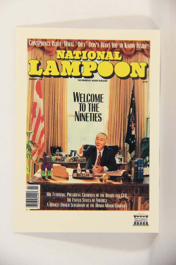 National Lampoon 1993 Trading Card #95 Conspiracy - Feb 1990 ENG L018252