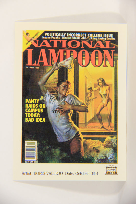 National Lampoon 1993 Trading Card #97 Politically Incorrect College - Oct 1991 ENG L018254