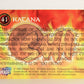 Shi All-Chromium 1995 Trading Card #41 Katana ENG L018297