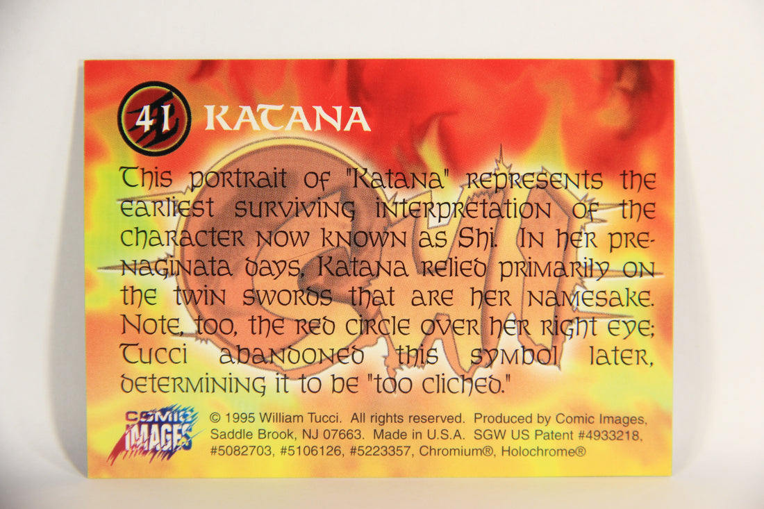 Shi All-Chromium 1995 Trading Card #41 Katana ENG L018297