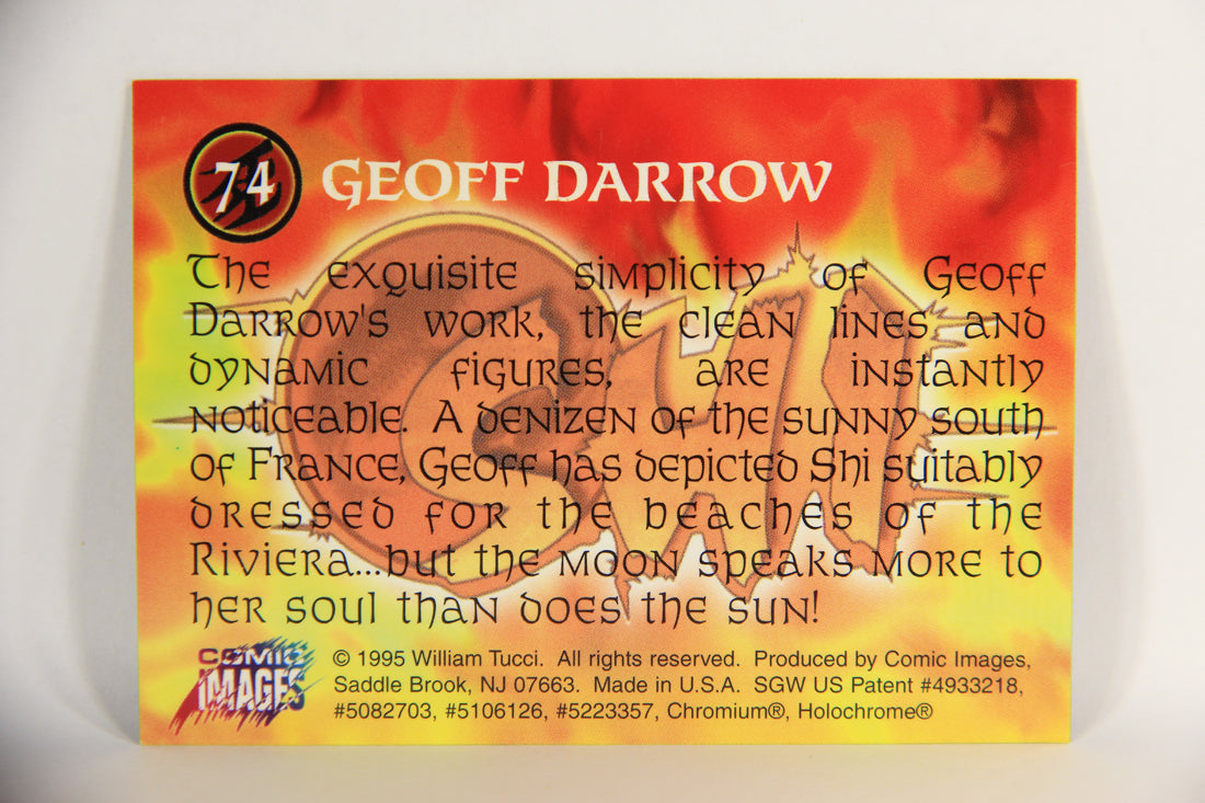 Shi All-Chromium 1995 Trading Card #74 Geoff Darrow ENG L018324