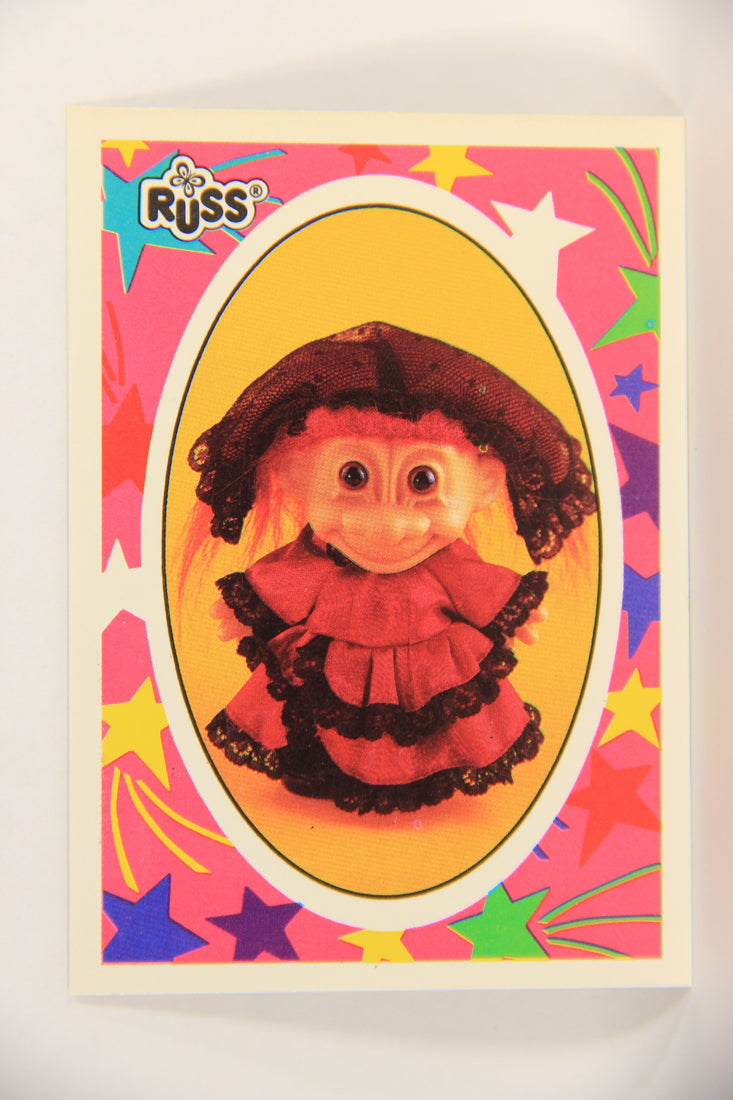 Russ Trolls 1992 Topps Trading Card #2 Flamenco Troll ENG L018342