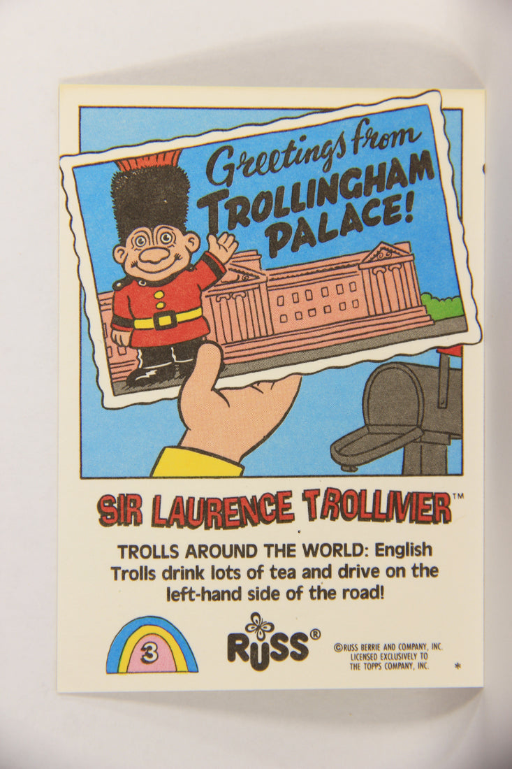 Russ Trolls 1992 Topps Trading Card #3 Sir Laurence Trollmer ENG L018343