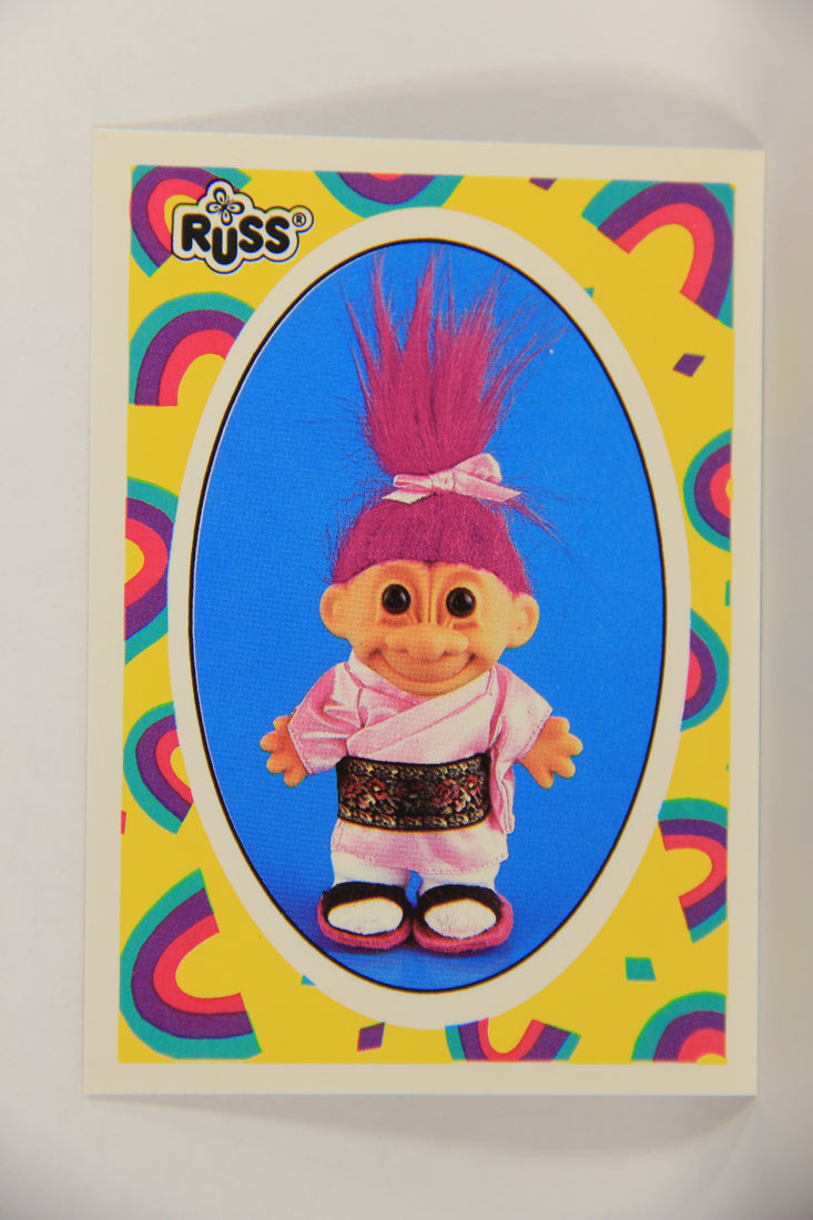 Russ Trolls 1992 Topps Trading Card #6 Kimono Troll ENG L018346