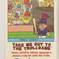 Russ Trolls 1992 Topps Trading Card #12 Take Me Out To The Trollgame ENG L018352