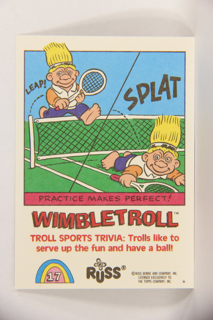 Russ Trolls 1992 Topps Trading Card #17 Wimbletroll ENG L018357