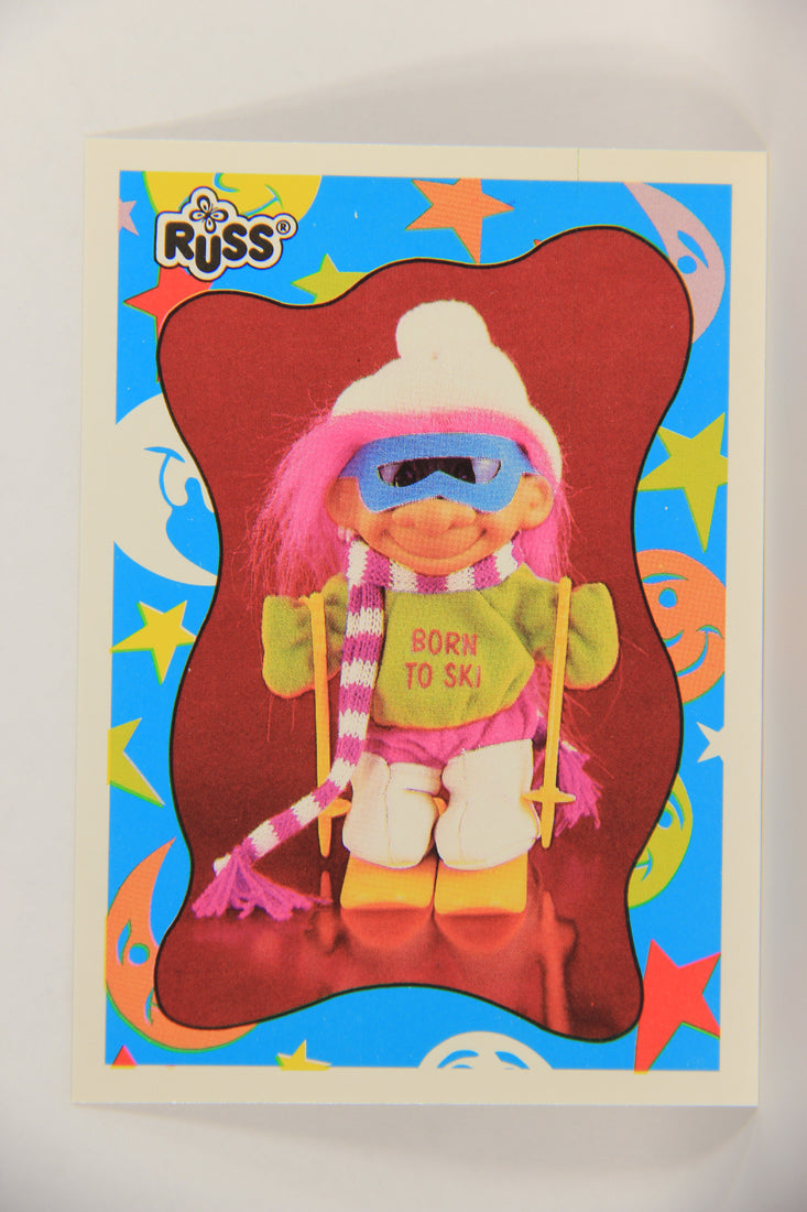 Russ Trolls 1992 Topps Trading Card #18 Ski Patroll ENG L018358