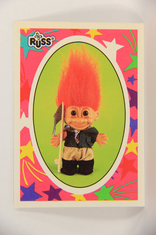 Russ Trolls 1992 Topps Trading Card #19 Gone Fishin' Troll ENG L018359