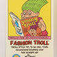 Russ Trolls 1992 Topps Trading Card #20 Fashion Troll ENG L018360