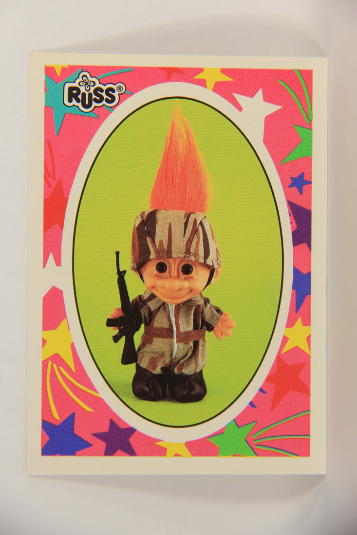 Russ Trolls 1992 Topps Trading Card #25 GI Troll ENG L018365