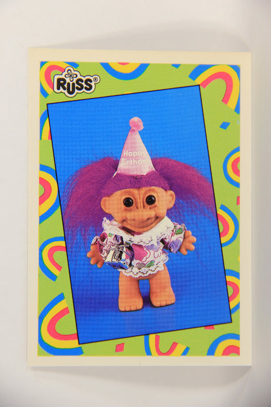 Russ Trolls 1992 Topps Trading Card #46 Party Troll ENG L018386