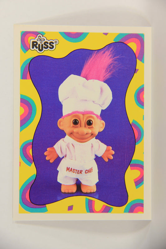 Russ Trolls 1992 Topps Trading Card #49 Gourmet Troll ENG L018389