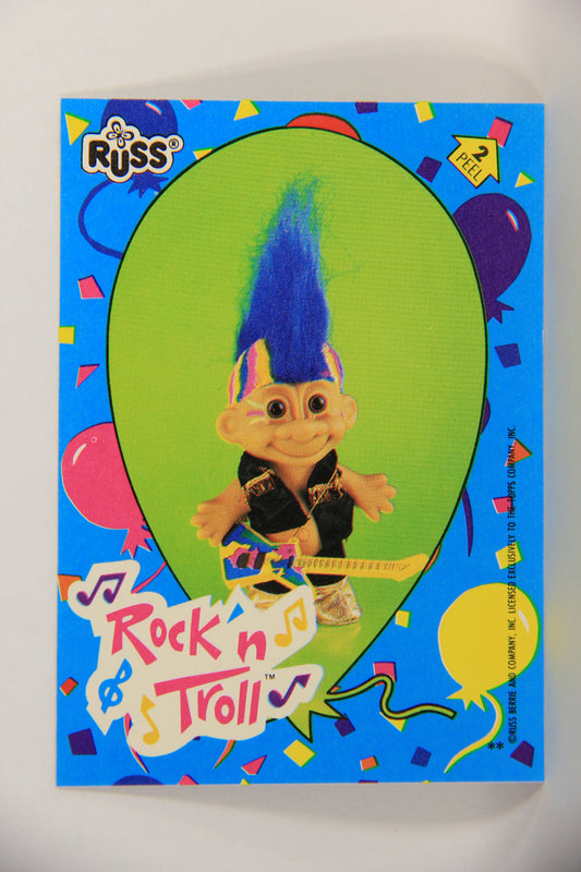 Russ Trolls 1992 Topps Trading Card Sticker #2 Rock 'N Troll ENG L018408