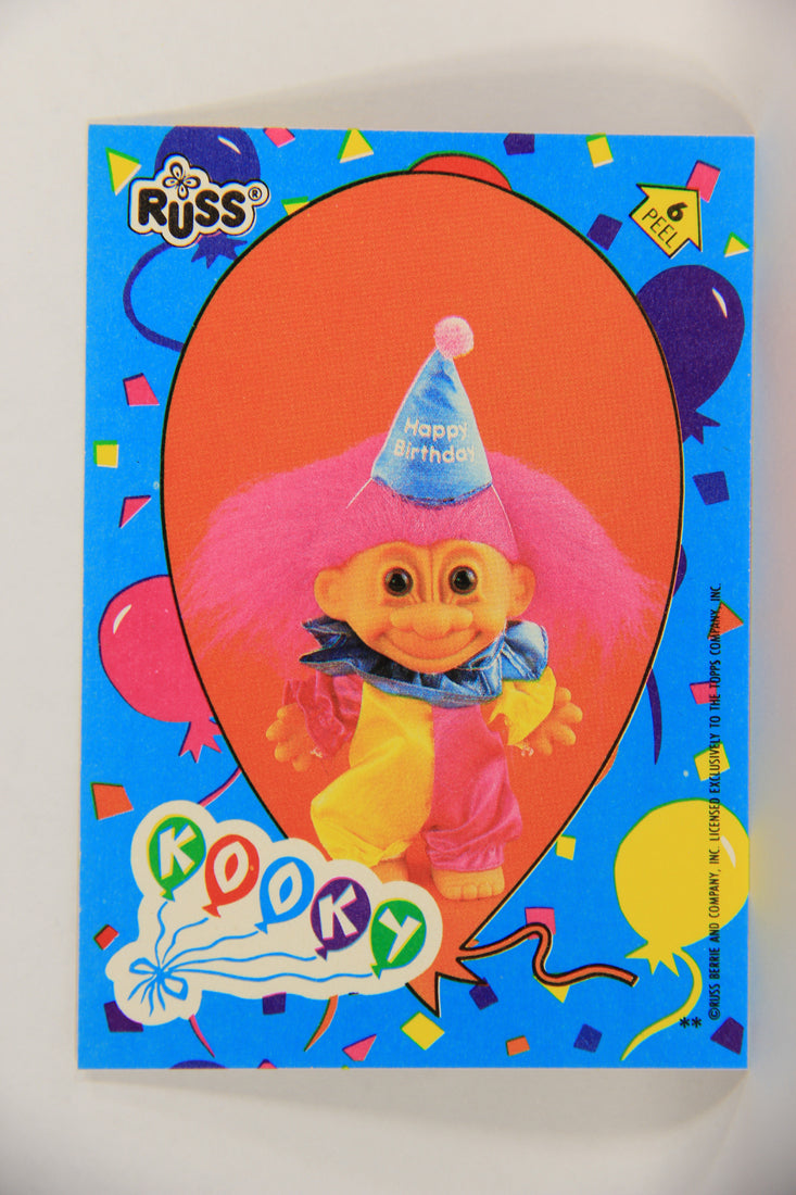 Russ Trolls 1992 Topps Trading Card Sticker #6 Kooky Troll ENG L018412