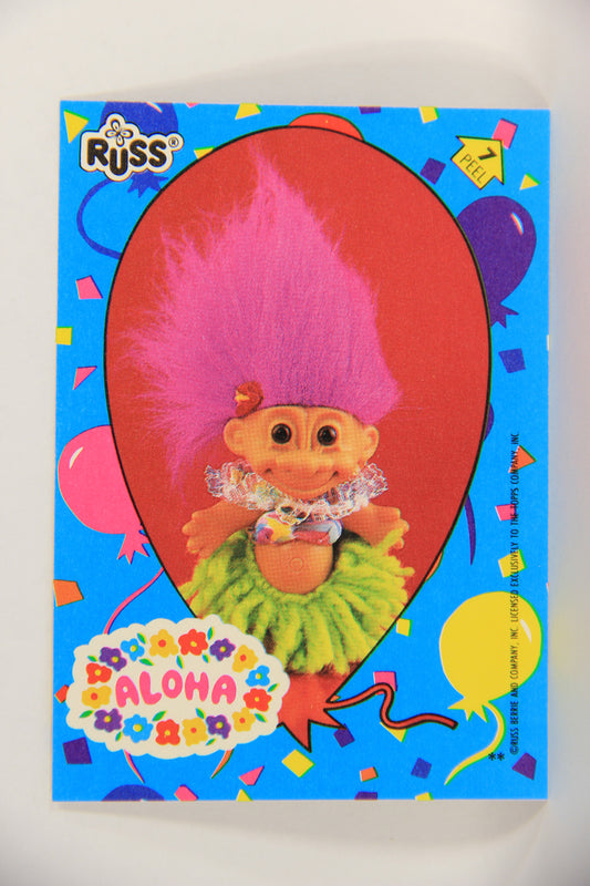 Russ Trolls 1992 Topps Trading Card Sticker #7 Aloha ENG L018413