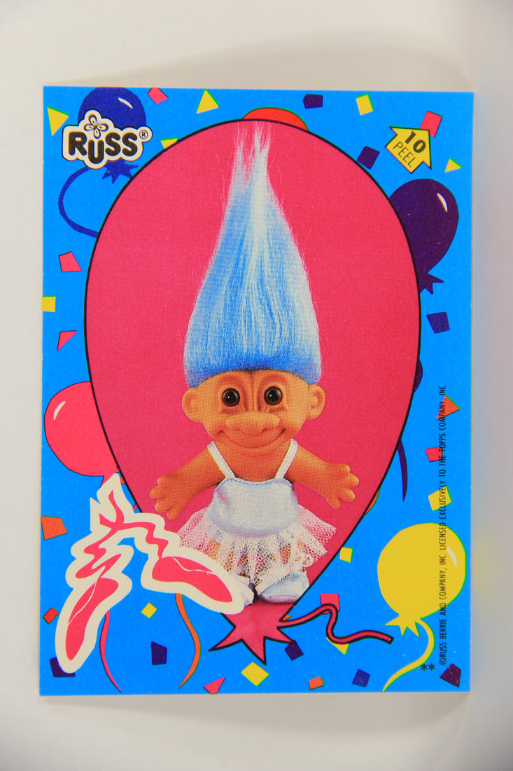 Russ Trolls 1992 Topps Trading Card Sticker #10 Trollerina ENG L018415