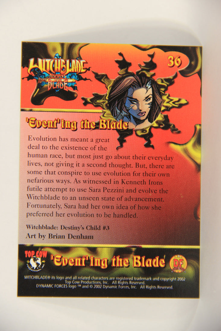 Witchblade Disciples Of The Blade 2002 Trading Card #36 Brian Denham ENG L018452