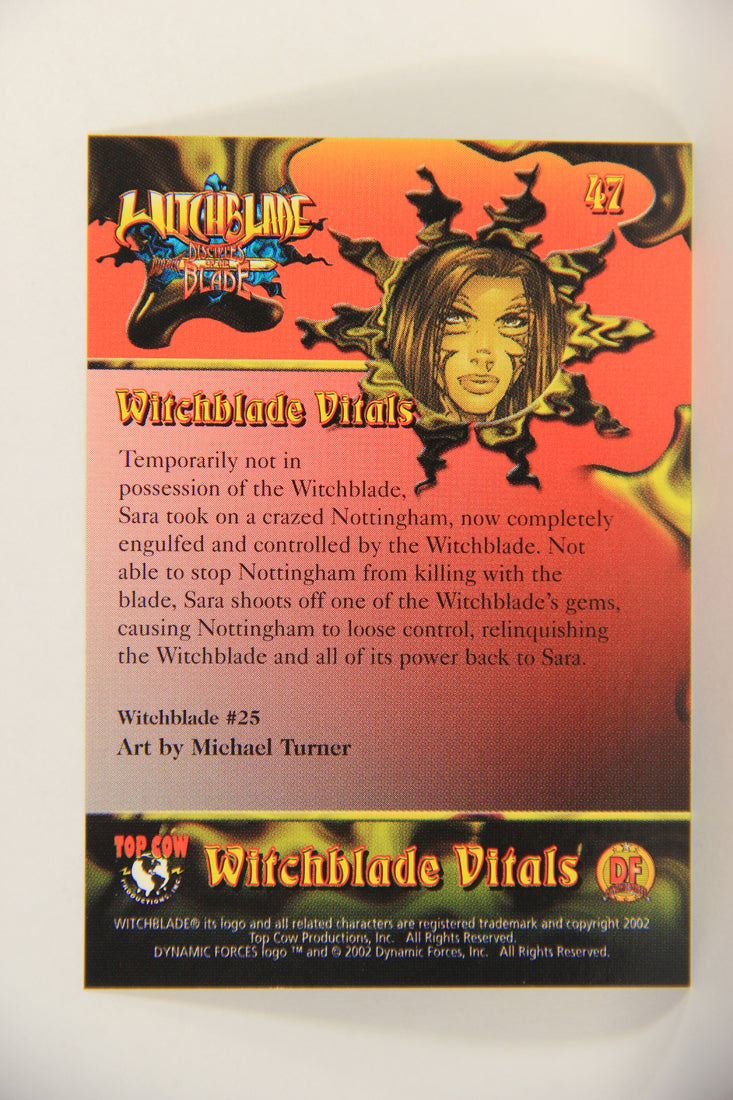 Witchblade Disciples Of The Blade 2002 Trading Card #47 Michael Turner ENG L018463