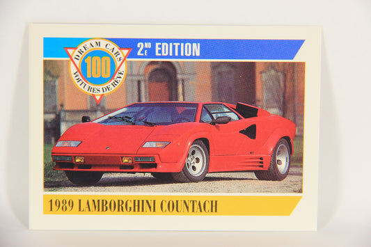 Dream Cars 2nd Edition 1992 Trading Card #3 - 1989 Lamborghini Countach L018490