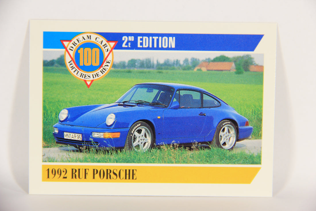 Dream Cars 2nd Edition 1992 Trading Card #7 - 1992 Ruf Porsche FR-ENG L018492