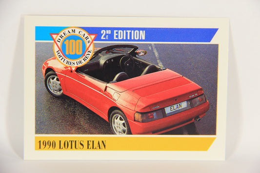 Dream Cars 2nd Edition 1992 Trading Card #11 - 1990 Lotus Elan FR-ENG L018495