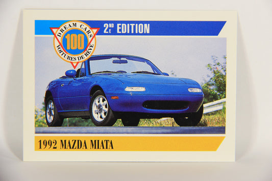 Dream Cars 2nd Edition 1992 Trading Card #19 - 1992 Mazda Miata FR-ENG L018499