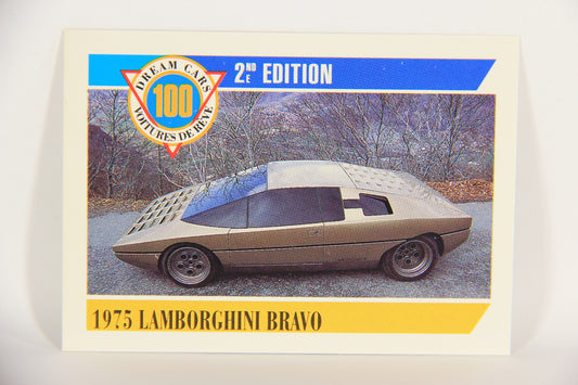 Dream Cars 2nd Edition 1992 Trading Card #21 - 1975 Lamborghini Bravo FR-ENG L018501