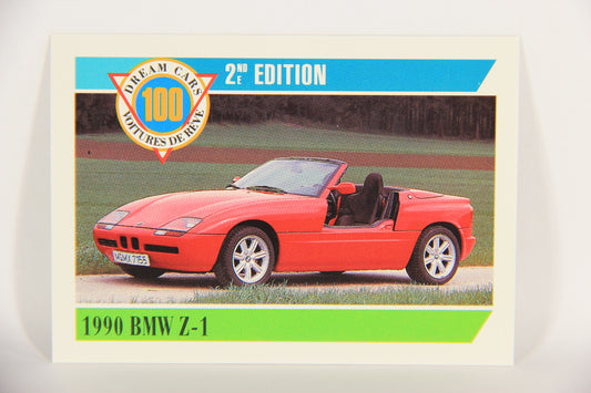 Dream Cars 2nd Edition 1992 Trading Card #32 - 1990 BMW Z-1 FR-ENG L018505