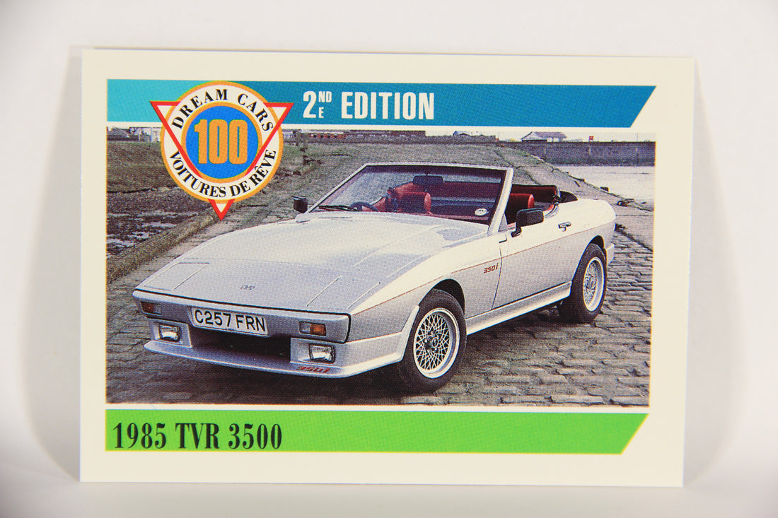 Dream Cars 2nd Edition 1992 Trading Card #35 - 1985 TVR 3500 FR-ENG L018508