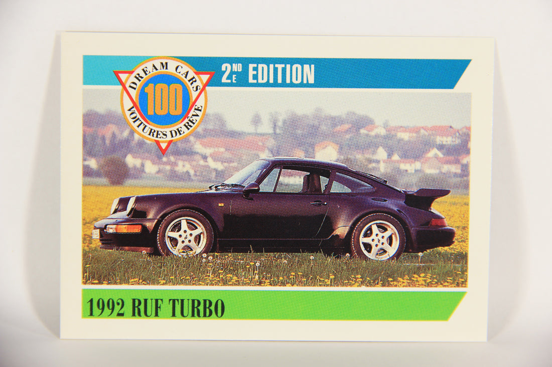 Dream Cars 2nd Edition 1992 Trading Card #37 - 1992 Ruf Turbo FR-ENG L018510