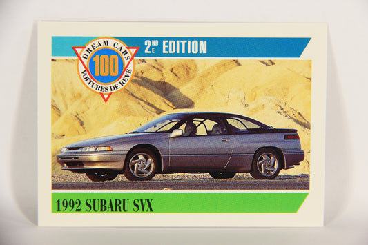 Dream Cars 2nd Edition 1992 Trading Card #40 - 1992 Subaru SVX FR-ENG L018513