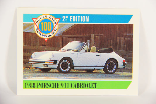 Dream Cars 2nd Edition 1992 Trading Card #41 - 1988 Porsche 911 Cabriolet L018514