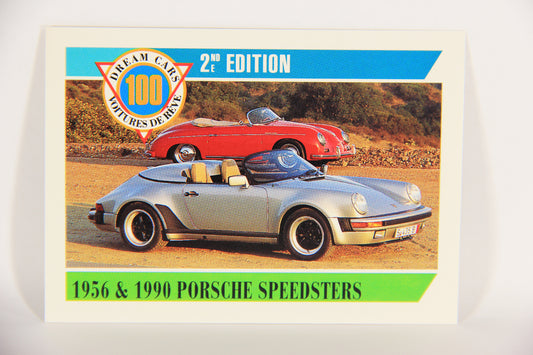 Dream Cars 2nd Edition 1992 Trading Card #42 - 1956 & 1990 Porsche Speedsters L018515