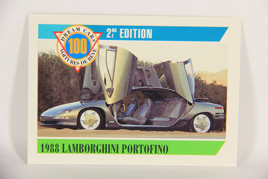 Dream Cars 2nd Edition 1992 Trading Card #44 - 1988 Lamborghini Portofino L018517