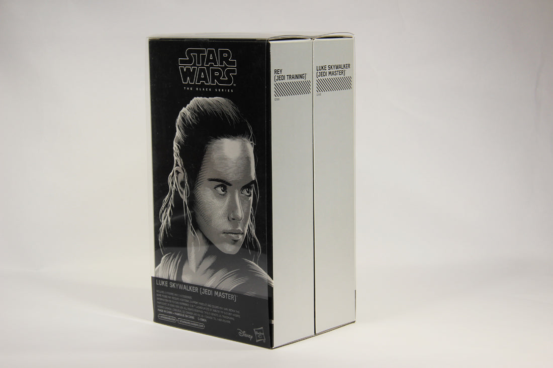 Star Wars SDCC Luke Skywalker - Rey 2017 Black Series Exclusive 6 Inch Figures TLJ L018578