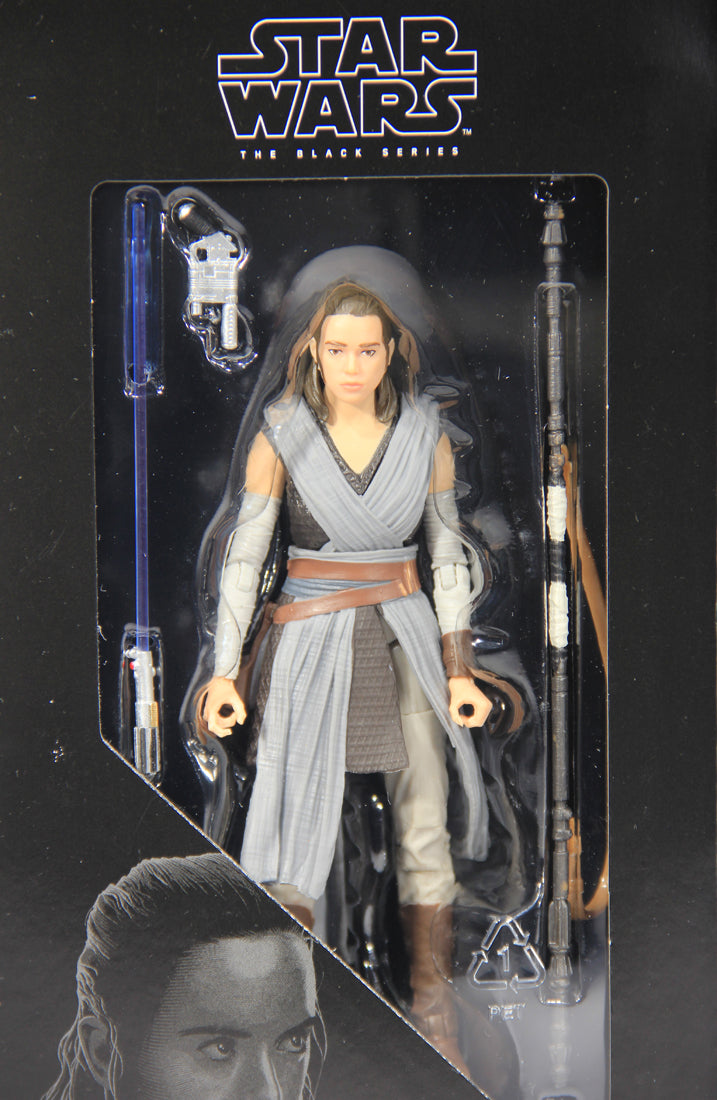 Star Wars SDCC Luke Skywalker - Rey 2017 Black Series Exclusive 6 Inch Figures TLJ L018578