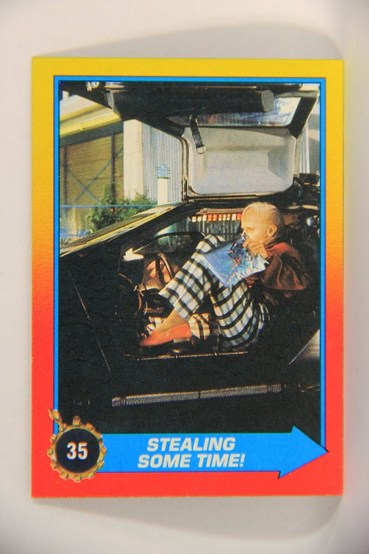 Back To The Future II 1989 Trading Card #35 Stealing Some Time L018586
