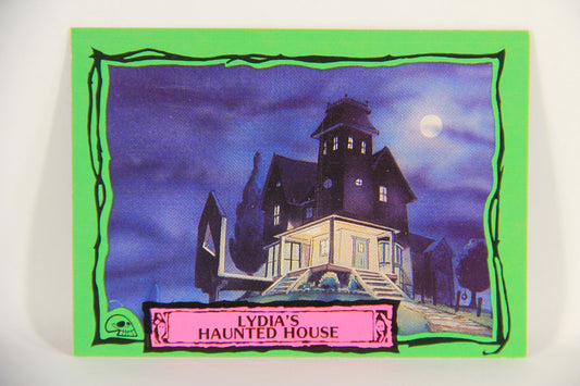 Beetlejuice 1990 Trading Card #19 Lydia's Haunted House ENG L018589