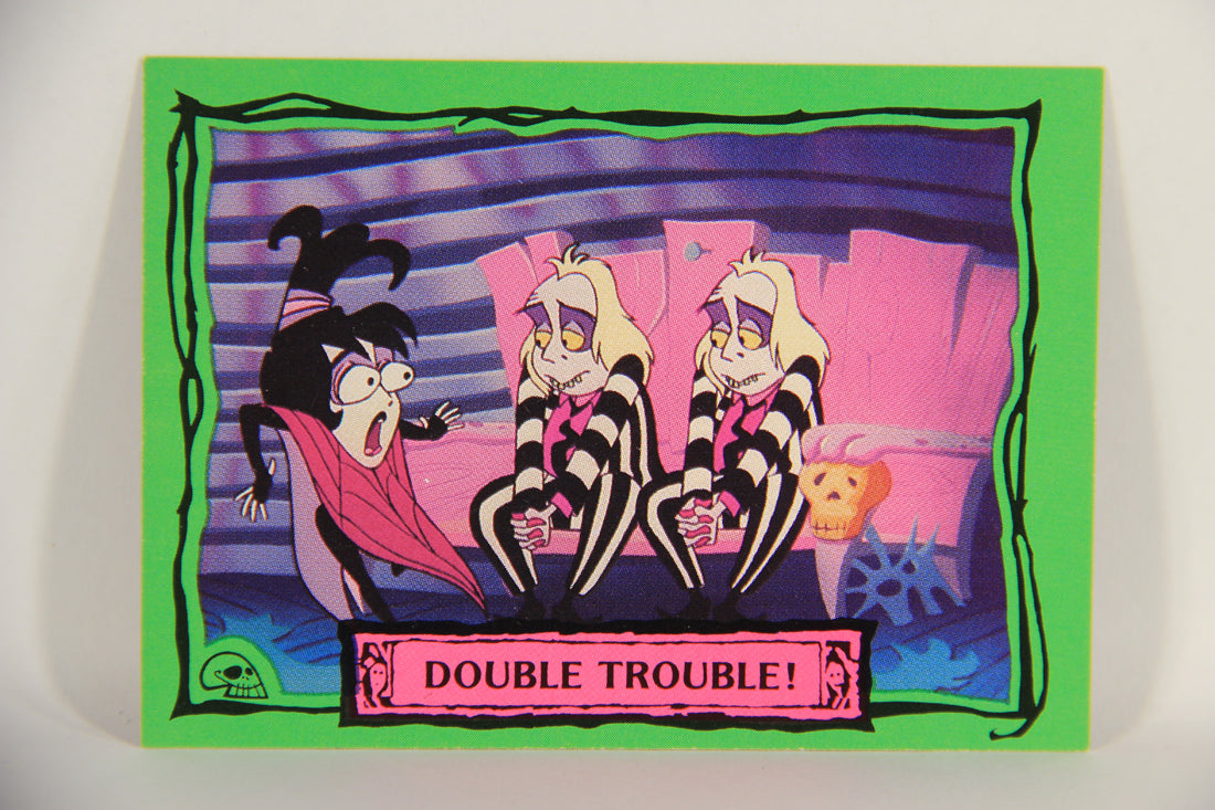 Beetlejuice 1990 Trading Card #29 Double Trouble ENG L018592