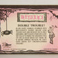 Beetlejuice 1990 Trading Card #29 Double Trouble ENG L018592