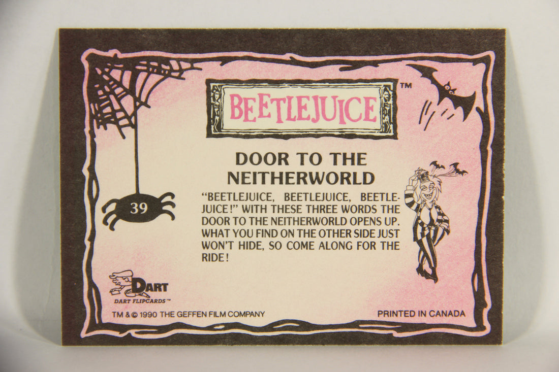 Beetlejuice 1990 Trading Card #39 Door To The Neitherworld ENG L018594