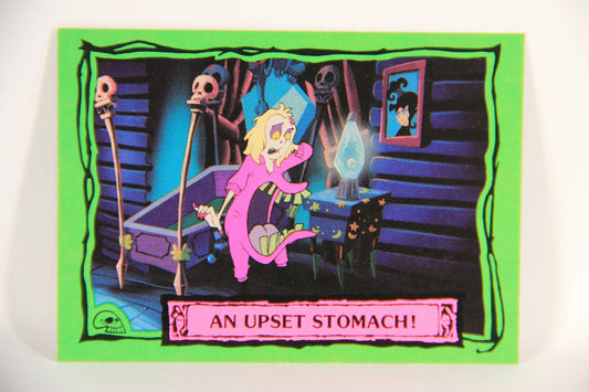 Beetlejuice 1990 Trading Card #62 An Upset Stomach ENG L018597