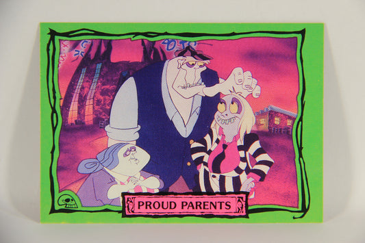 Beetlejuice 1990 Trading Card #99 Proud Parents ENG L018600