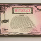 Beetlejuice 1990 Trading Card #100 Fill In The Skull Checklist ENG L018601