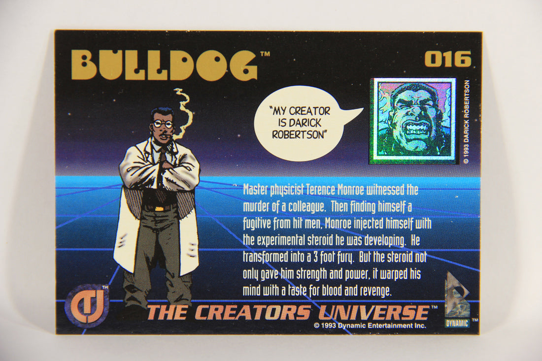 The Creators Universe 1993 Trading Card #16 Bulldog ENG L018604