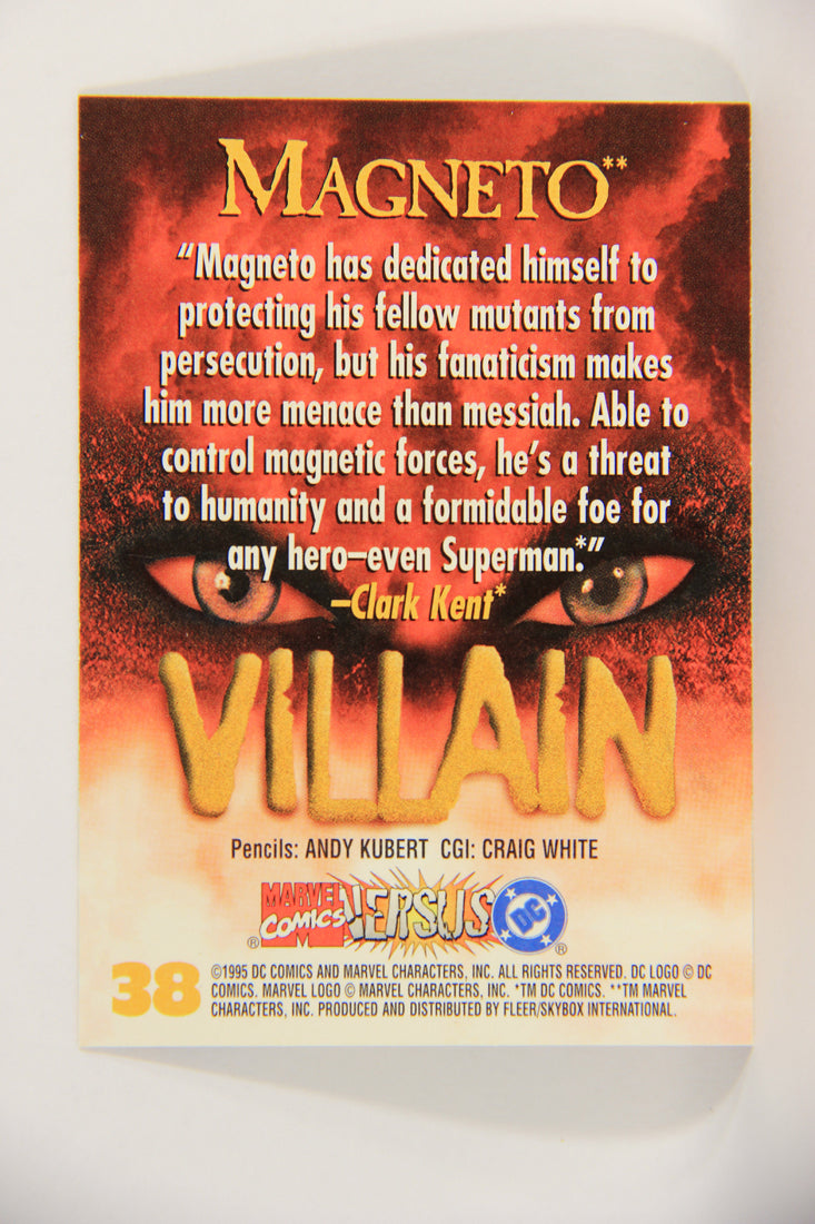 DC Versus Marvel Comics 1995 Trading Card #38 Magneto ENG L018617