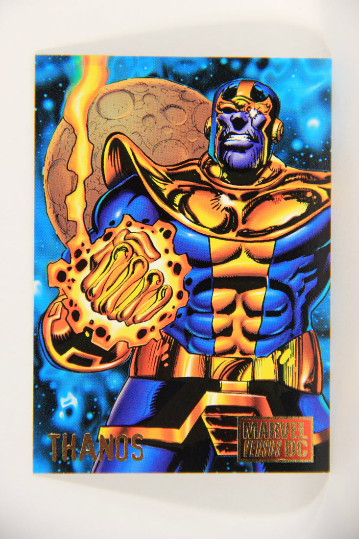 DC Versus Marvel Comics 1995 Trading Card #39 Thanos ENG L018618